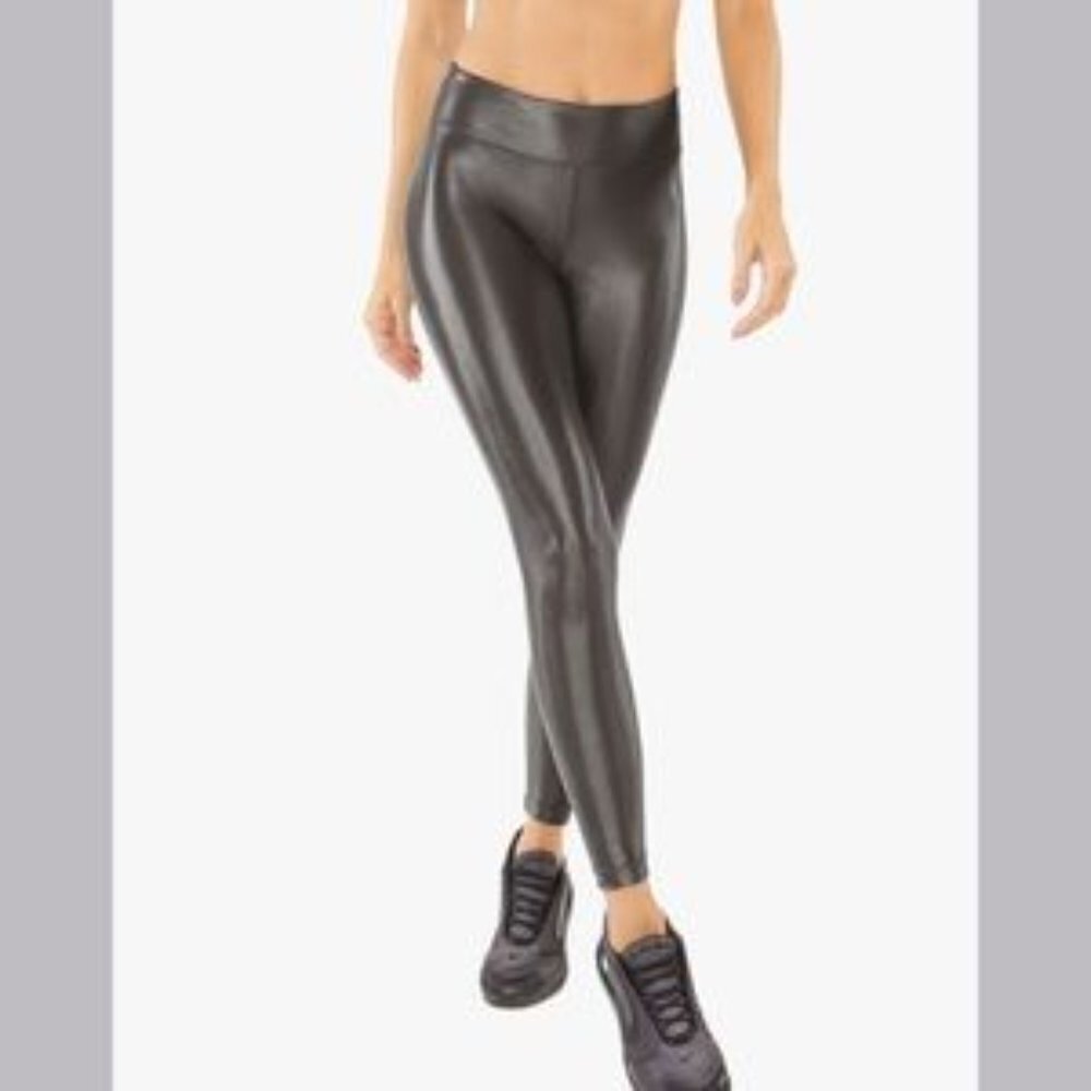 ✅ Koral Lustrous High‎ Rise Leggings in Lead SIZE MEDIUM